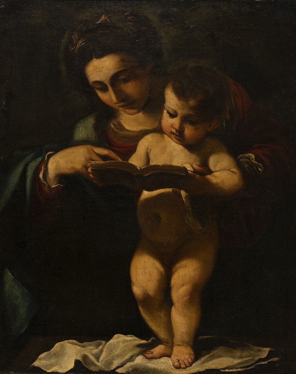 La Vierge apprenant à lire à l'Enfant Jésus_0